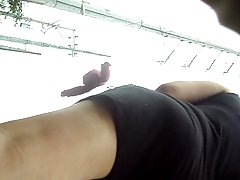 Fete an pasarica goala Босо moro rochie neagră și negru curea